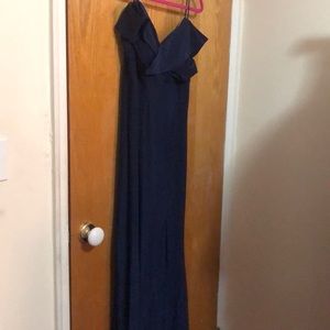 Navy blue special occasion dress